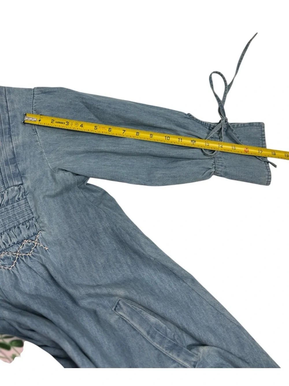 Free People Sonora Denim Mini Dress, Size XSMALL